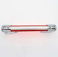 Safetylite® Clear Anodized Aluminum Knurled Rail Kit With Reflective Material
