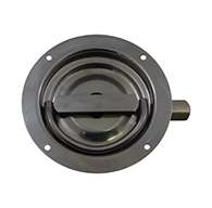 The original D Ring, non locking, large cup, right hand, has 1 point of engagement, mounting holes and is made of polished 304 stainless steel The original D Ring, non locking, large cup, right hand, has 1 point of engagement, mounting holes and is made of polished 304 stainless steel