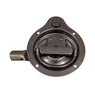 The original D Ring, locking, small cup, right hand, has 1 point of engagement, mounting holes and is made of polished 304 stainless steel