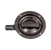 The original D Ring, non locking, small cup, left hand, has 1 point of engagement, mounting holes and is made of polished 304 stainless steel