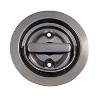 The original D Ring, non-locking large cup with special mounting holes in cup center and 1 3/8" X 5/16" sq shank. Latch is made of polished 304 stainless steel The original D Ring, non-locking large cup with special mounting holes in cup center and 1 3/8" X 5/16" sq shank. Latch is made of polished 304 stainless steel