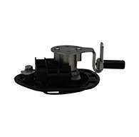Guardian® compression latch, single point, black powder coat, CD studs. Right hand.
