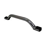 24 inch Long X 1 1/8" Dia. Aluminum Formed Single Rubber Grab Handle