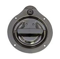 New style, locking, large cup, mounting holes, stainless steel D-ring without cam