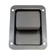 Large Flush Size, Two Point Paddle Handle, Non Locking, Stainless Steel
