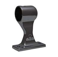 SC3 Chrome Left Hand Offset Stanchion with Rivet Hole