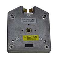 Series #550 slam latch, zinc plated, large, non-locking.
