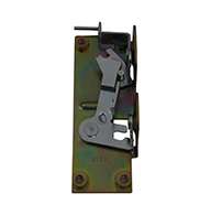 Rotary Latch controller with base plate, left hand, zinc plated.