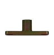 Striker bolt with plate, Christmas tree shaped.