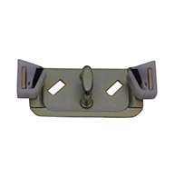 Striker loop with plate, .312 Diameter, with bumper wedges. Meets FMVSS 206 when used with approved components