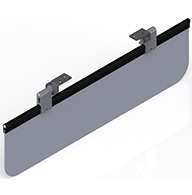 Plexiglass, 13% tinted, 6.5" x 24", short, dual mount brackets.